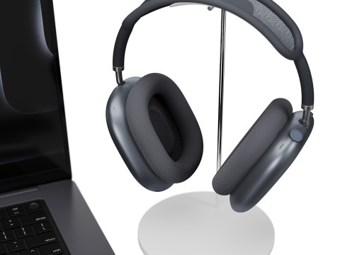 Set of Apple equipment 01 3D 모델