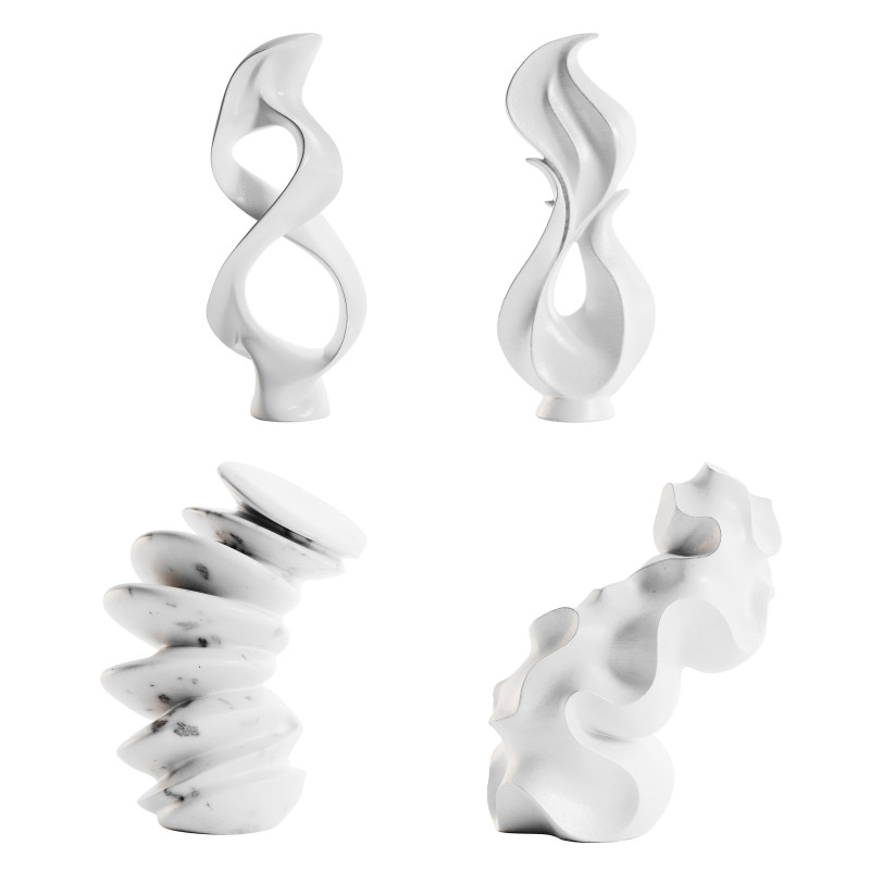 Abstract sculpture 3Dモデル .c4d .max .obj .3ds .fbx .stl .blend