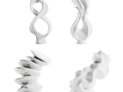 Abstract sculpture Modello 3D