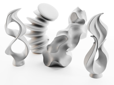 Abstract sculpture 3Dモデル