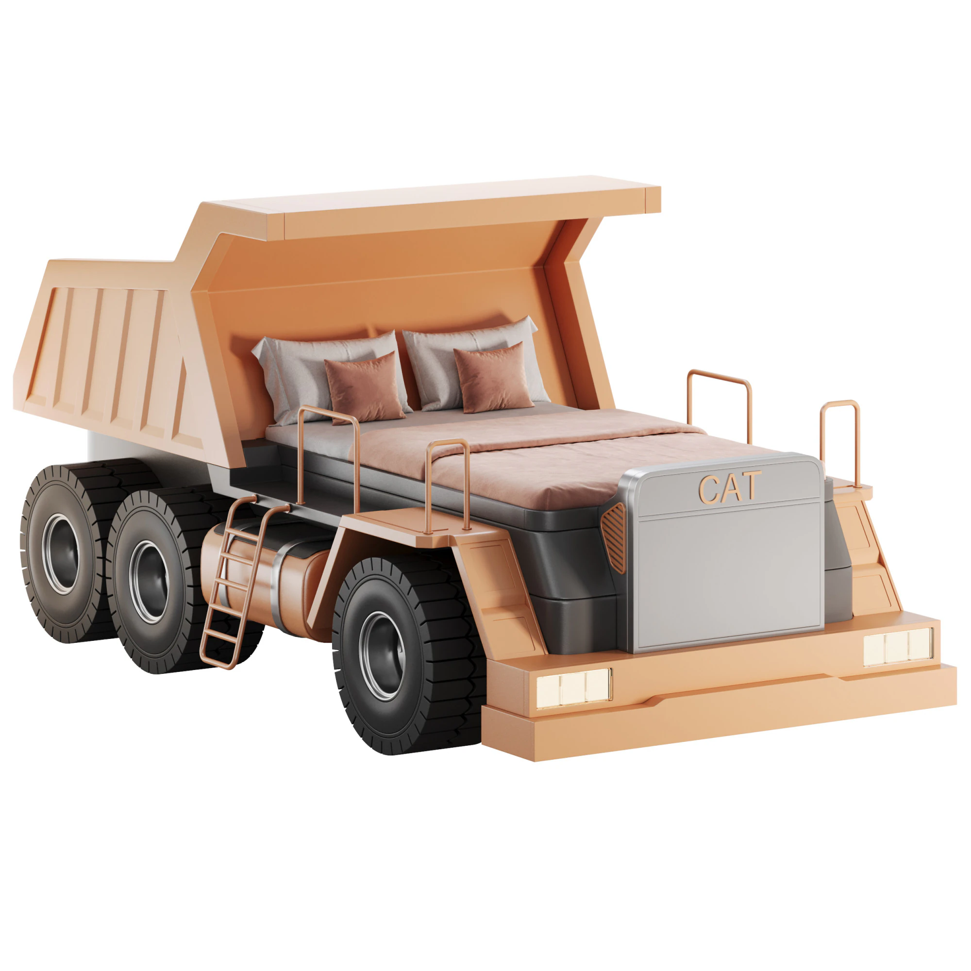 Baby bed 3D Model .c4d .max .obj .3ds .fbx .stl .blend