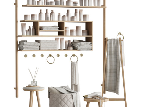 Bathroom accessories 3D 모델
