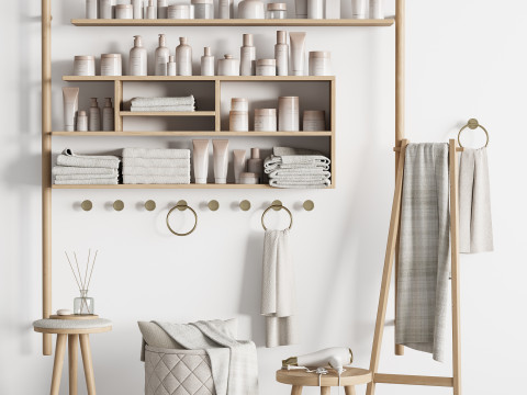 Bathroom accessories Modelo 3D