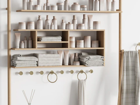 Bathroom accessories 3D Model