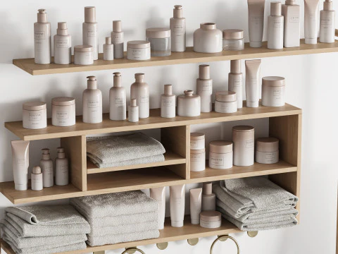 Bathroom accessories 3D Model