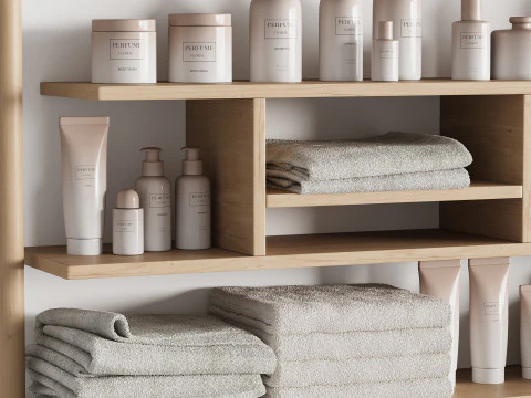 Bathroom accessories 3D Model