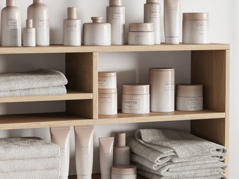 Bathroom accessories 3D Model