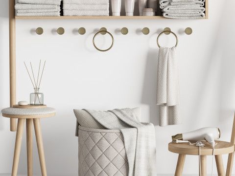 Bathroom accessories Modelo 3D