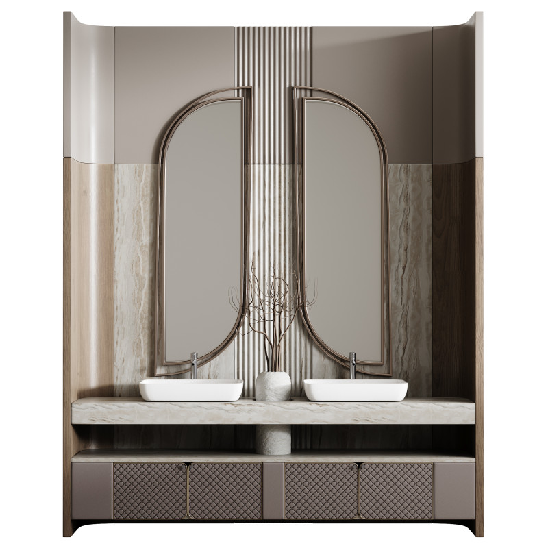 Bathroom furniture 2 Modelo 3D .c4d .max .obj .3ds .fbx .stl .blend