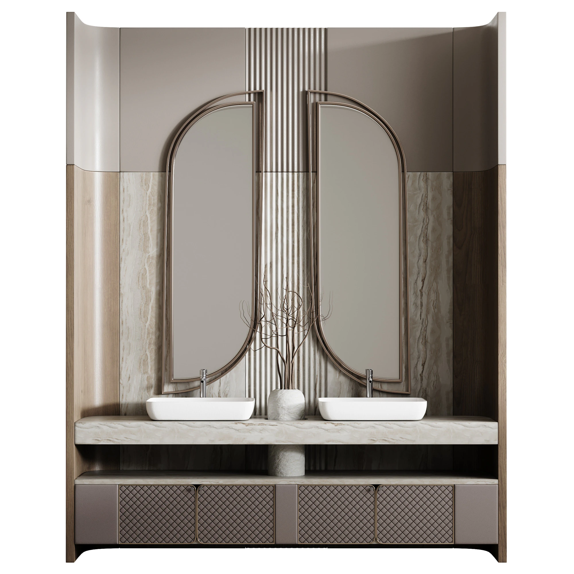 Bathroom furniture 2 3D Model .c4d .max .obj .3ds .fbx .stl .blend 