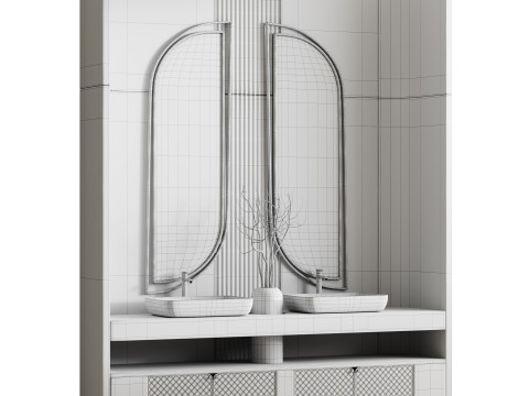 Bathroom furniture 2 Modelo 3D