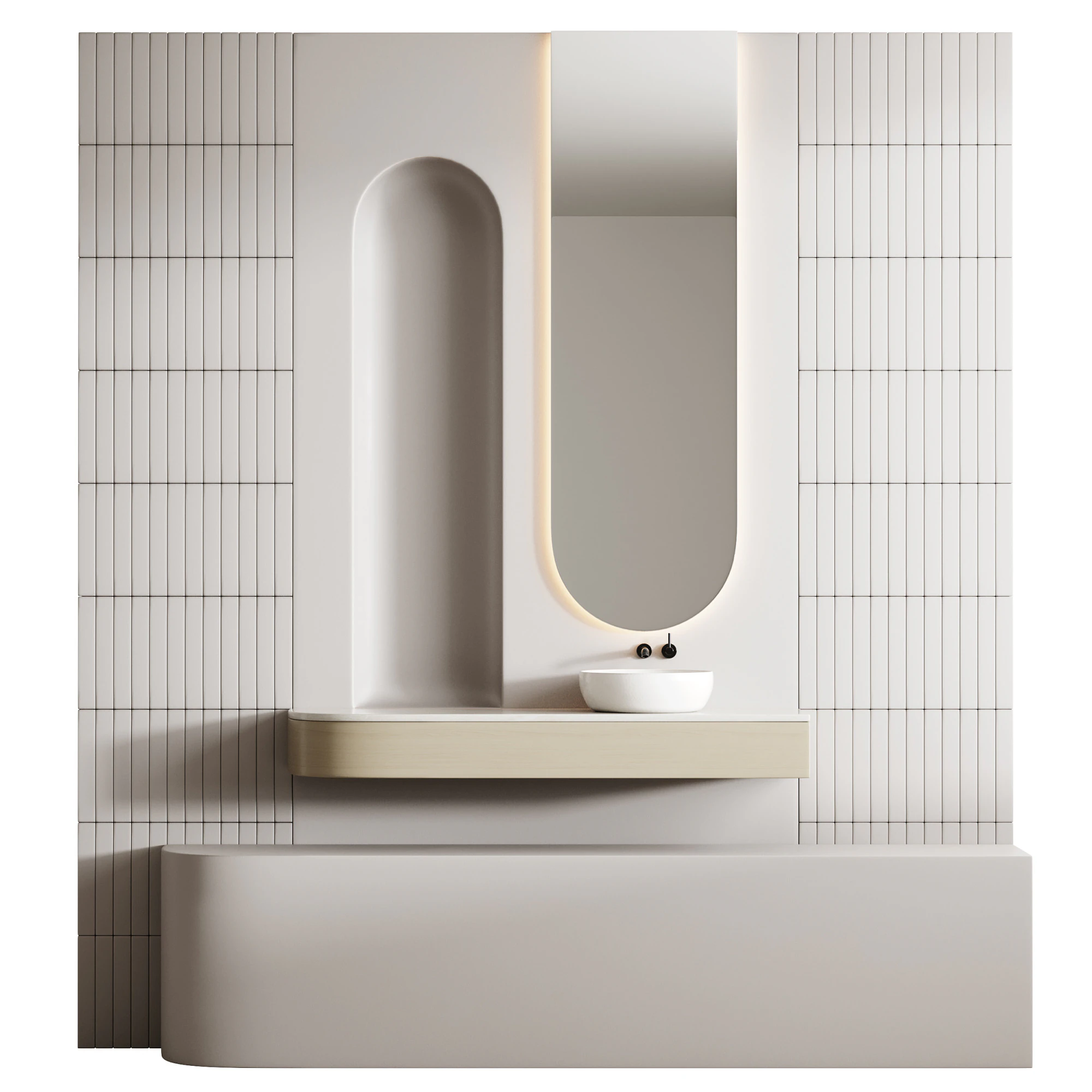 Bathroom furniture 3 3D Model .c4d .max .obj .3ds .fbx .stl .blend 
