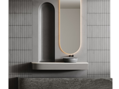 Bathroom furniture 3 3D Модель