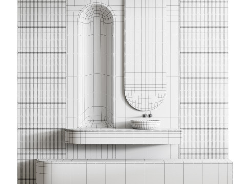 Bathroom furniture 3 3D Модель
