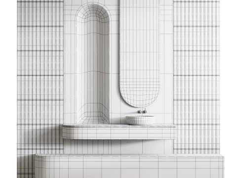 Bathroom furniture 3 3D Model