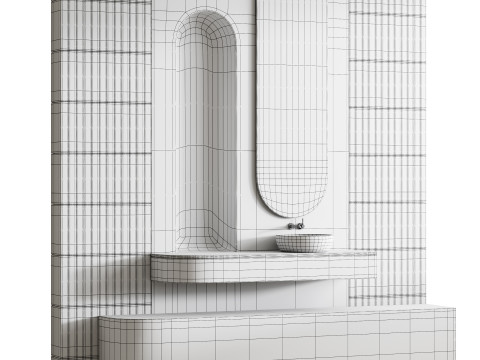 Bathroom furniture 3 3D Модель