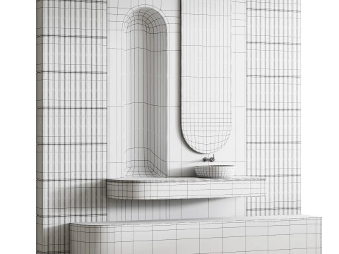 Bathroom furniture 3 3D Model