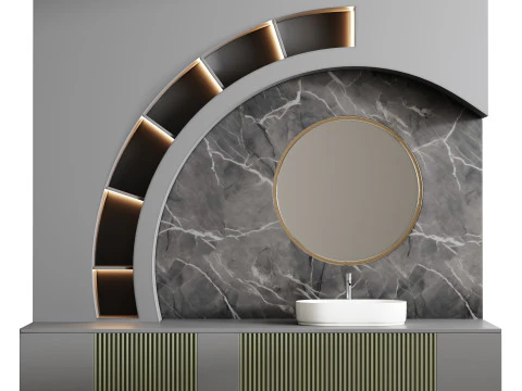 Bathroom furniture 4 3D Model