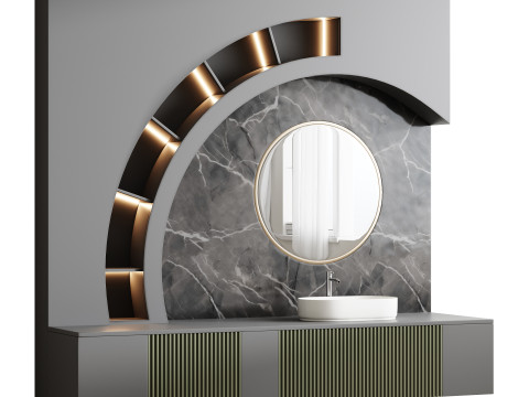 Bathroom furniture 4 Modello 3D