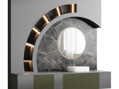 Bathroom furniture 4 3D Model