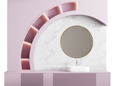 Bathroom furniture 4 Modello 3D