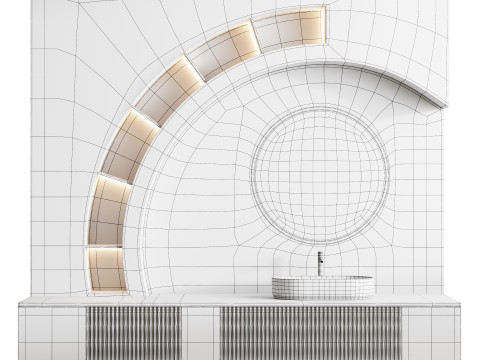 Bathroom furniture 4 Modello 3D