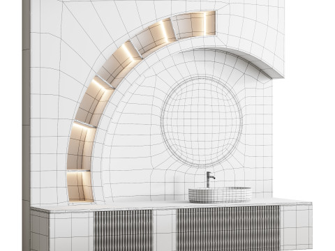 Bathroom furniture 4 Modello 3D