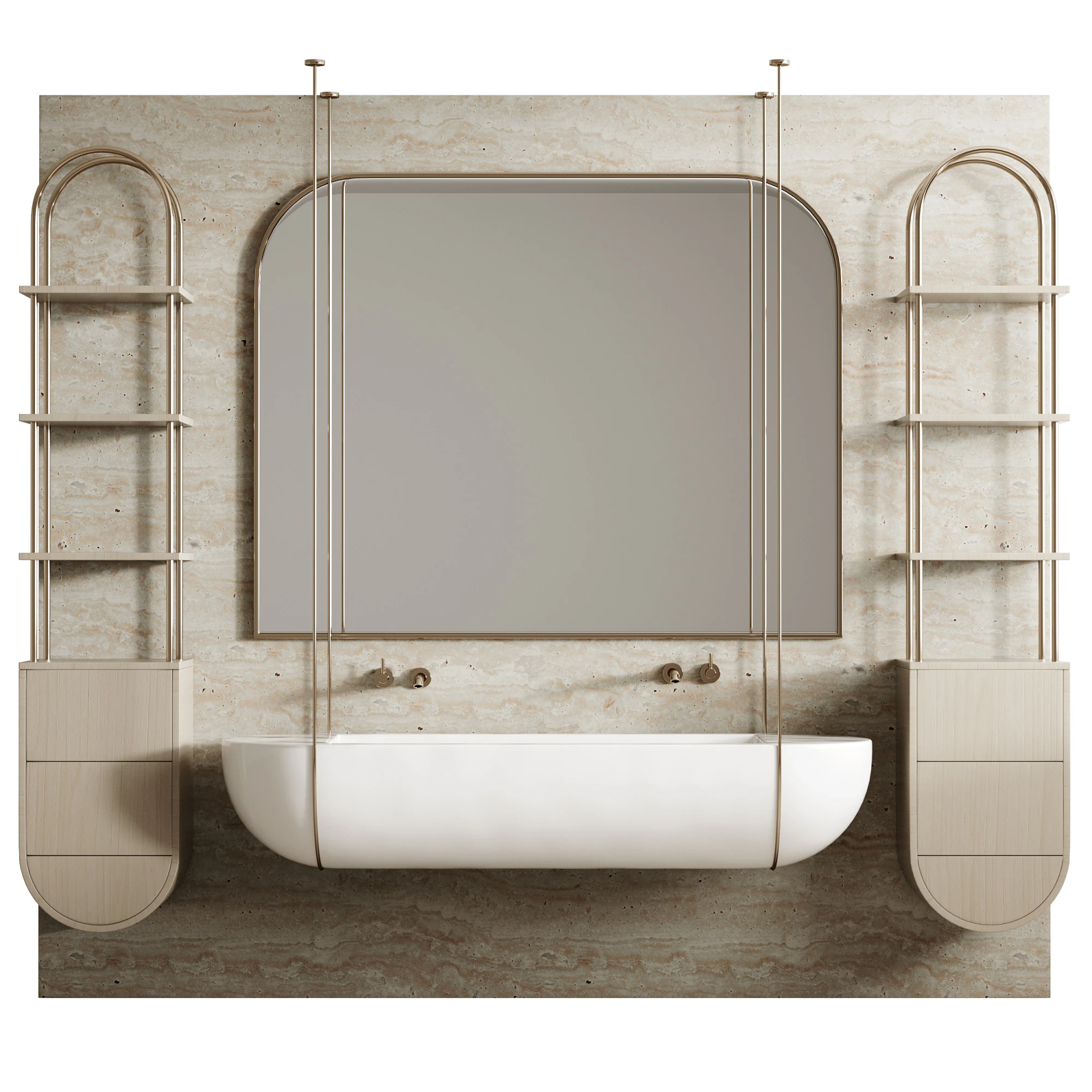 Bathroom furniture 5 3D Model .c4d .max .obj .3ds .fbx .stl .blend 
