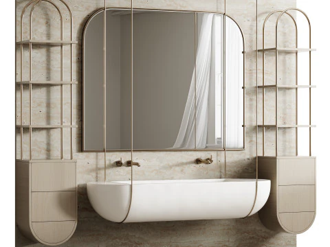 Bathroom furniture 5 3D Model