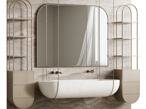 Bathroom furniture 5 3D Model