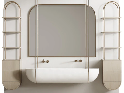 Bathroom furniture 5 3D Model