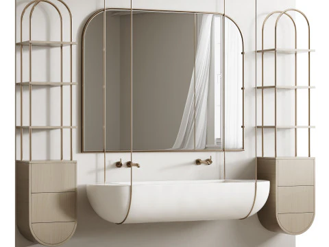 Bathroom furniture 5 3D Model