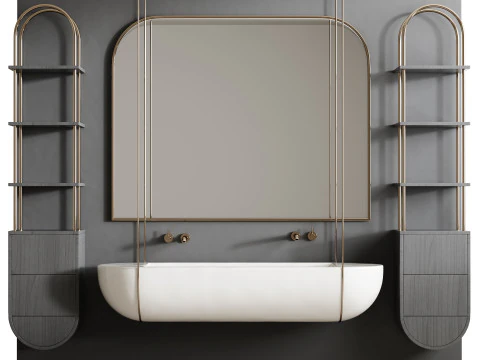 Bathroom furniture 5 3D Model