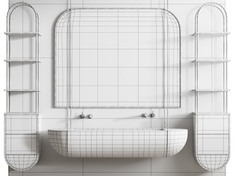 Bathroom furniture 5 Modello 3D