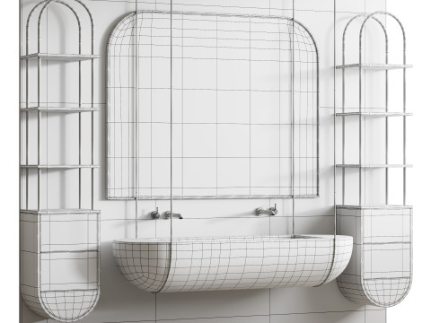 Bathroom furniture 5 Modello 3D