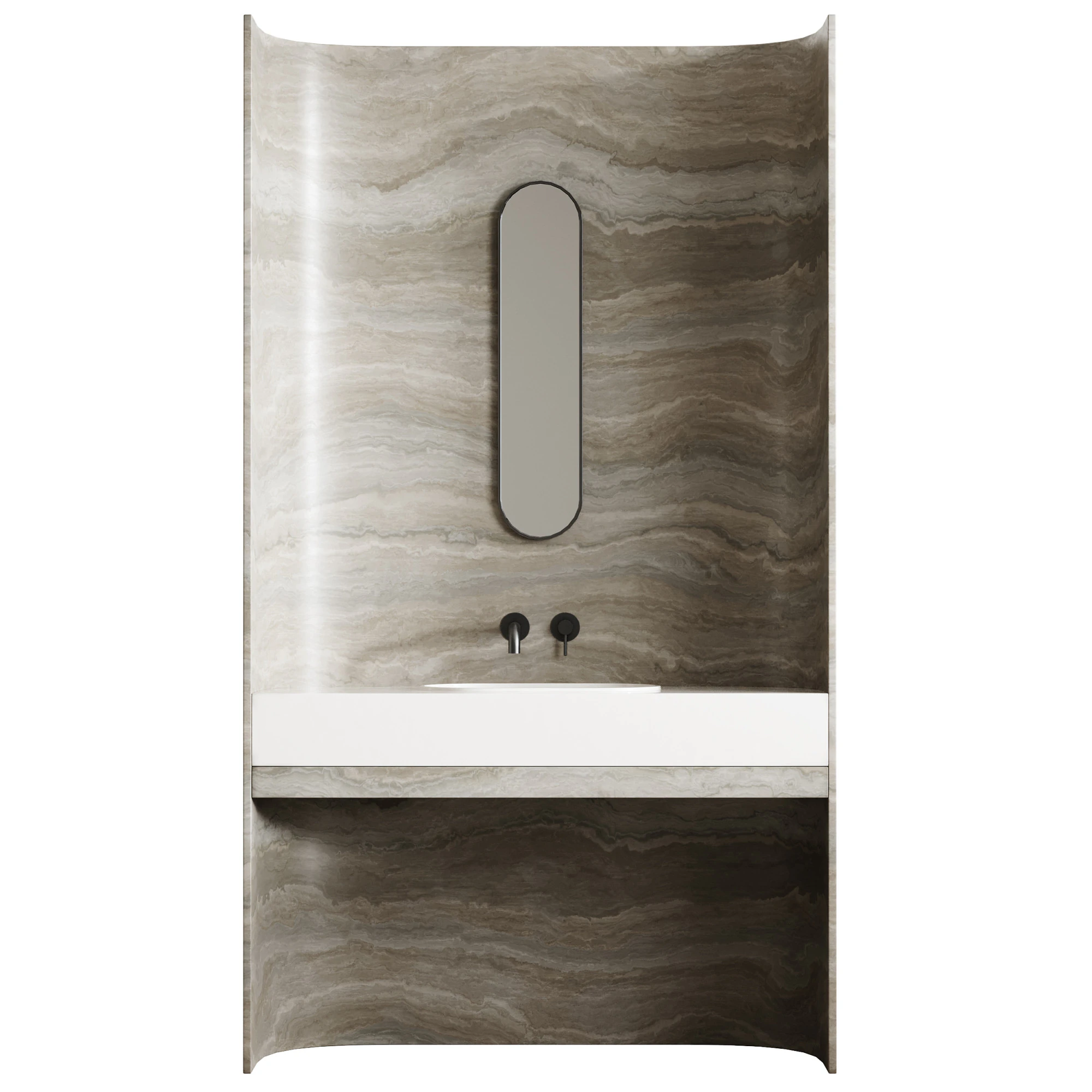 Bathroom furniture 6 3D Model .c4d .max .obj .3ds .fbx .stl .blend 