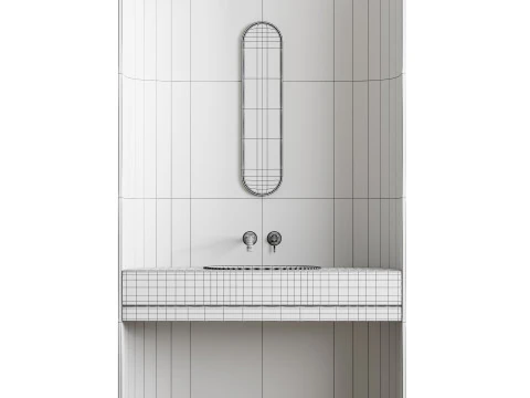 Bathroom furniture 6 3D Model