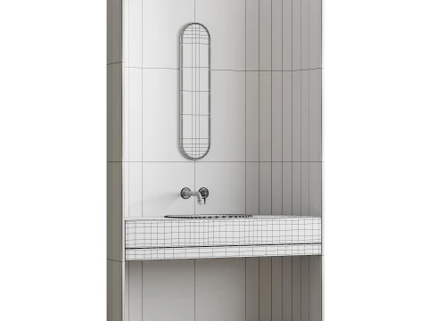 Bathroom furniture 6 3D Model