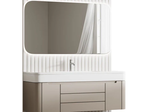 Bathroom furniture 1 3D Model