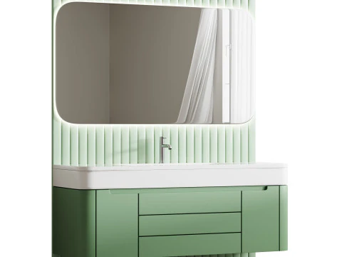 Bathroom furniture 1 3D Model