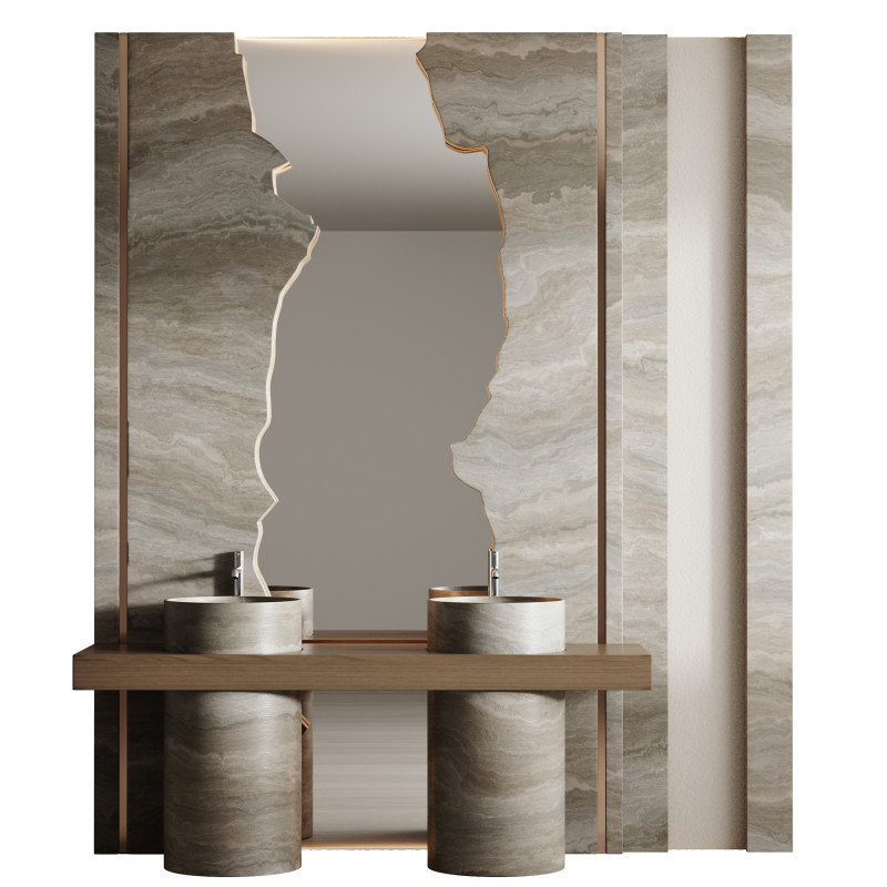 Bathroom furniture 7 3D Model .c4d .max .obj .3ds .fbx .stl .blend 