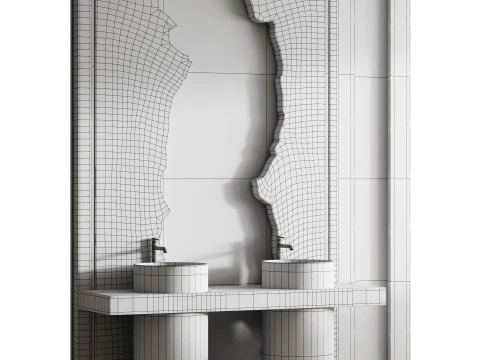 Bathroom furniture 7 3D Model