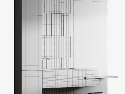 Bathroom furniture 8 3D Model