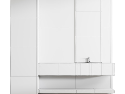 Bathroom furniture 10 Model 3D