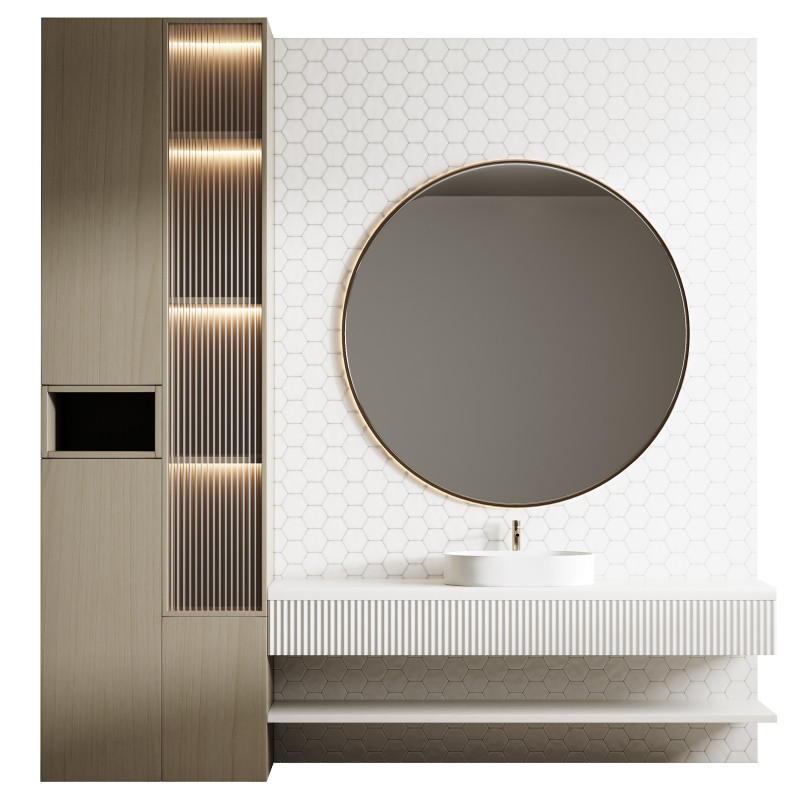 Bathroom furniture 11 3D मॉडल .c4d .max .obj .3ds .fbx .stl .blend