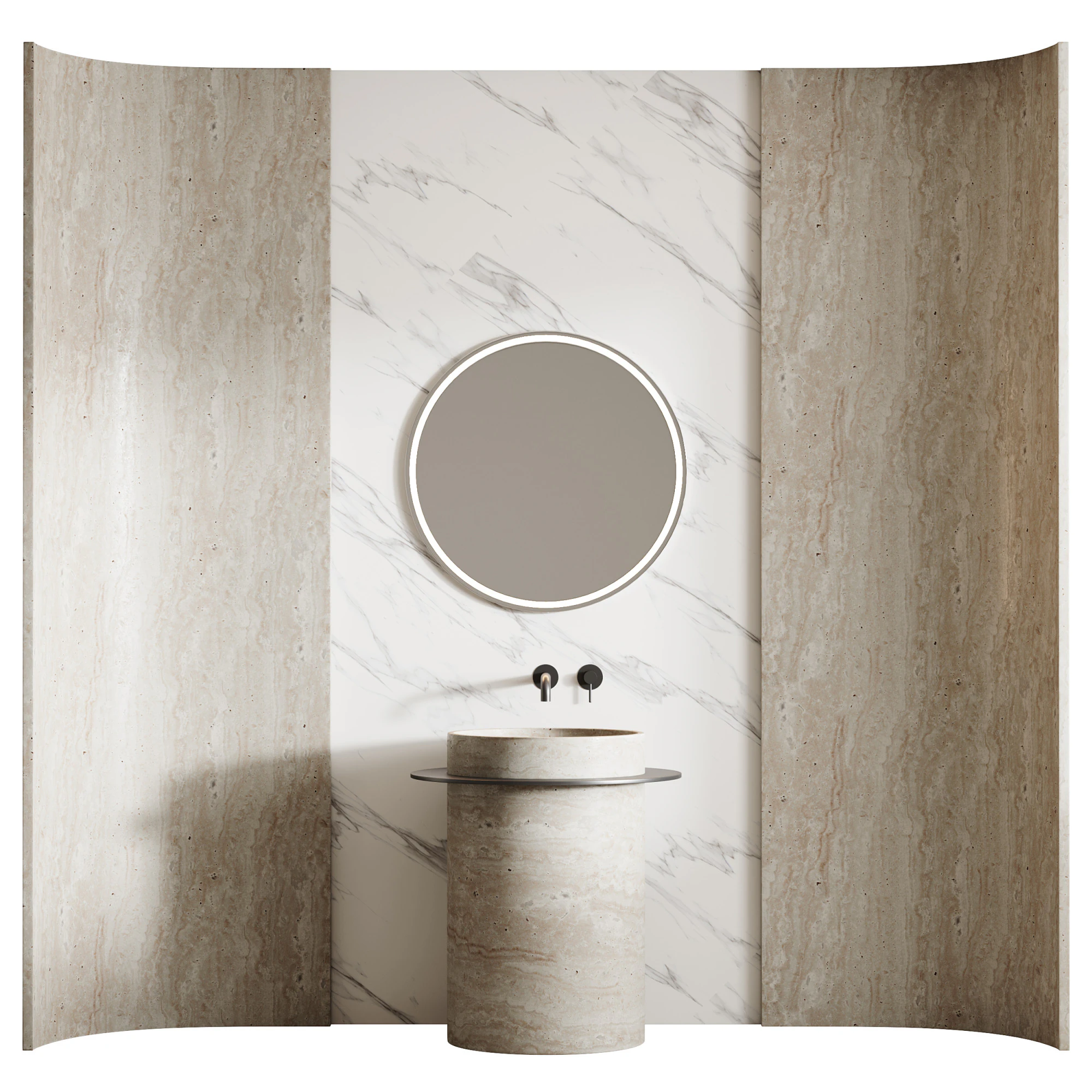 Bathroom furniture 14 3D Model .c4d .max .obj .3ds .fbx .stl .blend 