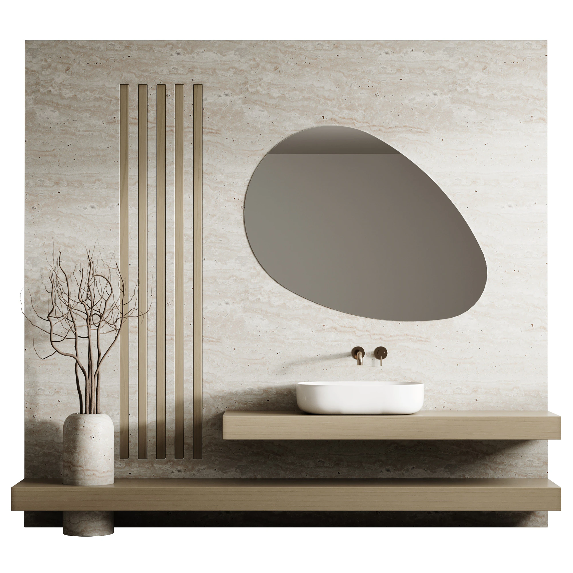 Bathroom furniture 17 3D Model .c4d .max .obj .3ds .fbx .stl .blend 