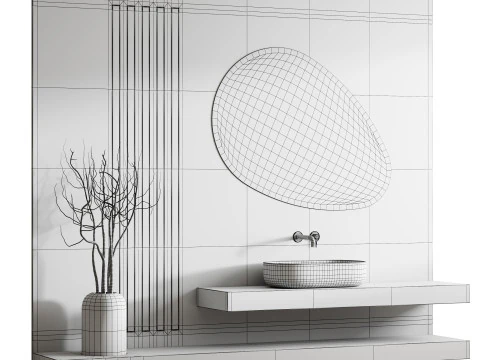 Bathroom furniture 17 3D Model