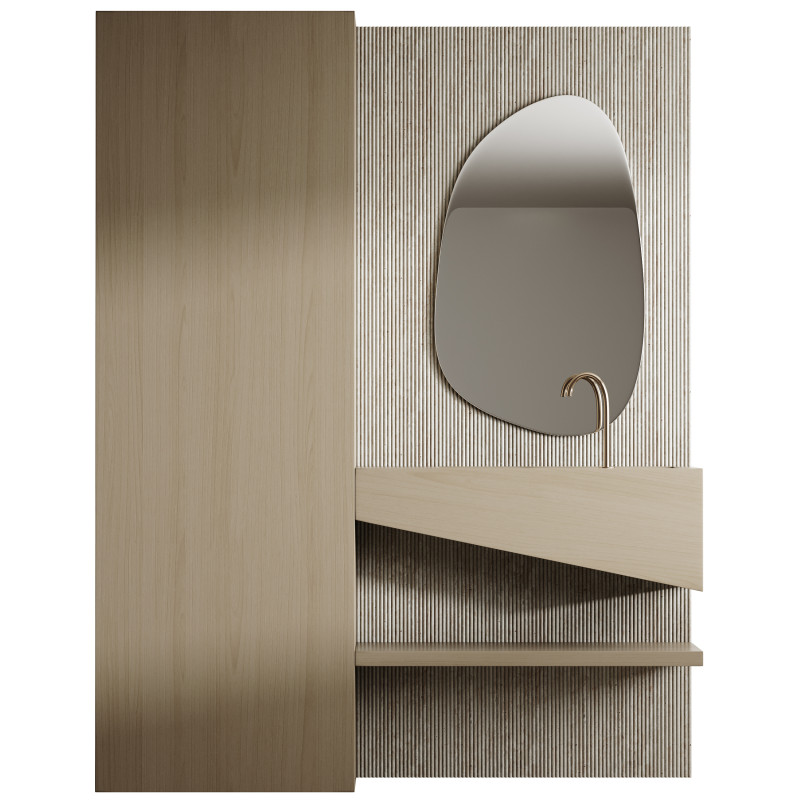 Bathroom furniture 18 3D Модель .c4d .max .obj .3ds .fbx .stl .blend 