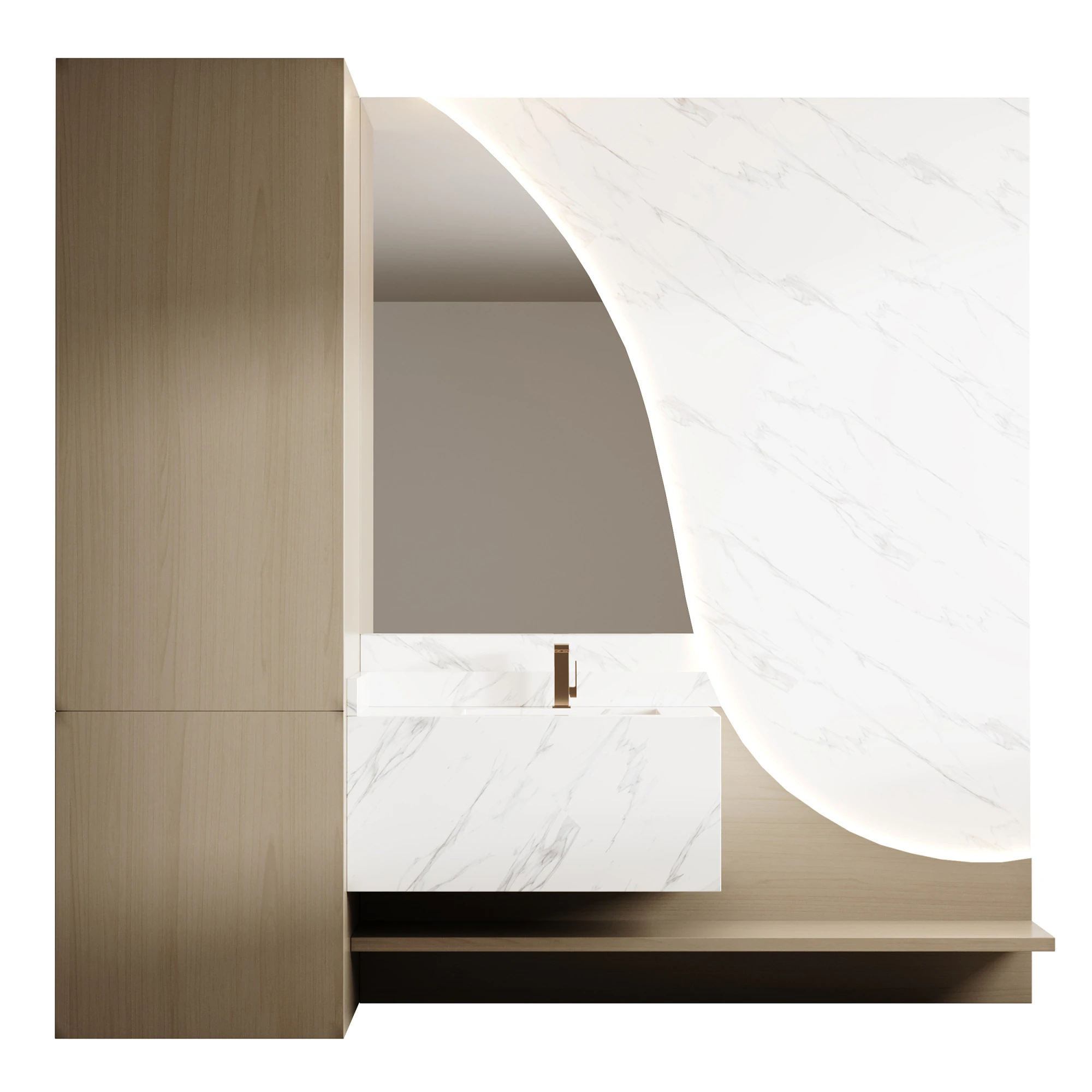 Bathroom furniture 21 3D Model .c4d .max .obj .3ds .fbx .stl .blend 